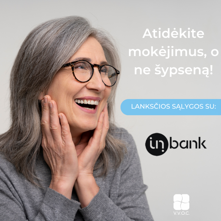 Atidėkite mokėjimus, o ne šypseną: paslaugas teikiame išsimokėtinai